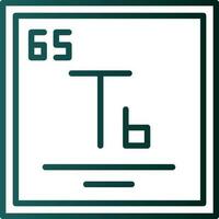 Terbium Vector Icon Design