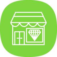 Jewelry shop Vector Icon Design