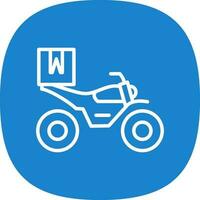 motocross vector icono diseño