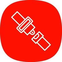 Seat belt Vector Icon Design