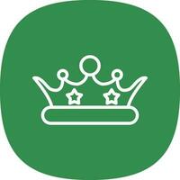 Crown Vector Icon Design