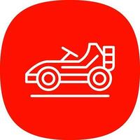 Go kart Vector Icon Design