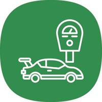 Parking meter Vector Icon Design