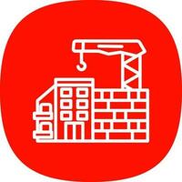 diseño de icono de vector de sitio de construcción