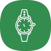 Hand watch Vector Icon Design