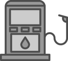 Gas pump Vector Icon Design