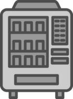 Vending machine Vector Icon Design