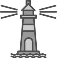 Lighthouse Vector Icon Design