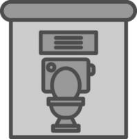 Restroom Vector Icon Design