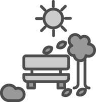 Bench Vector Icon Design