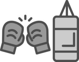 diseño de icono de vector de boxeo