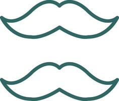Moustache Vector Icon Design