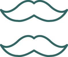 Moustache Vector Icon Design