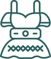 Dirndl Vector Icon Design
