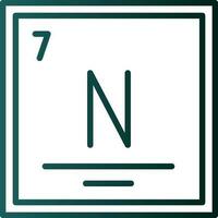 Nitrogen Vector Icon Design