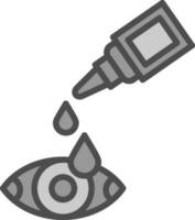 Eye drop Vector Icon Design