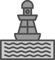 Buoy Vector Icon Design