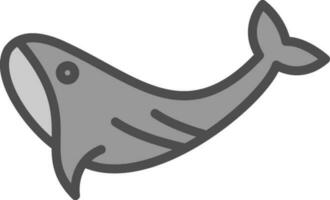 Whale Vector Icon Design