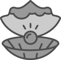 Clam Vector Icon Design