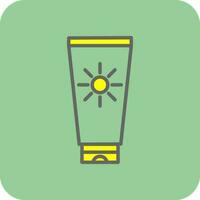 Sun cream Vector Icon Design