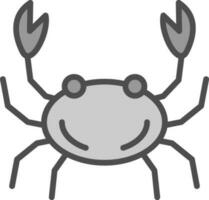 Crab Vector Icon Design