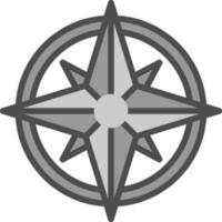 Wind rose Vector Icon Design