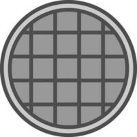 Waffle Vector Icon Design