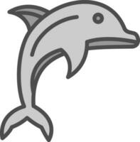 Dolphin Vector Icon Design