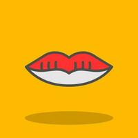 Lips Vector Icon Design