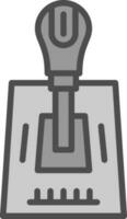 Gearshift Vector Icon Design