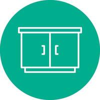 Cabinet Vector Icon Design