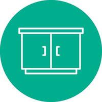 Cabinet Vector Icon Design