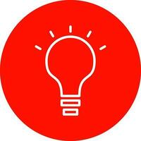 Lightbulb Vector Icon Design