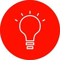 Lightbulb Vector Icon Design