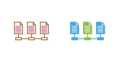 Network Files Vector Icon