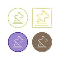 Pin Vector Icon