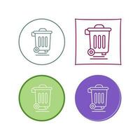 Dustbin Vector Icon