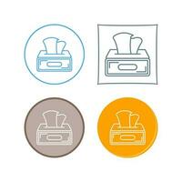 Tissue Box Vector Icon