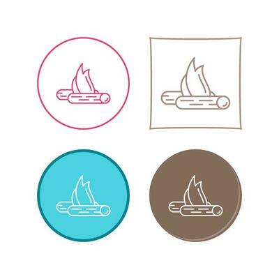 Bon Fire Vector Icon