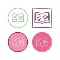 Open Book Vector Icon