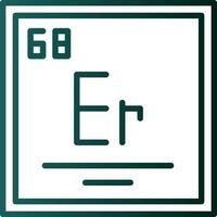 Erbium Vector Icon Design