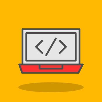 Coding Vector Icon Design