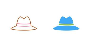 icono de vector de sombrero