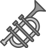 Trumpet Vector Icon Design