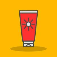 Sun cream Vector Icon Design