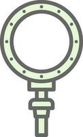 Ring light Vector Icon Design