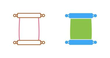 Scroll of Paper Vector Icon