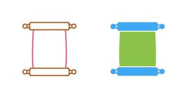 Scroll of Paper Vector Icon