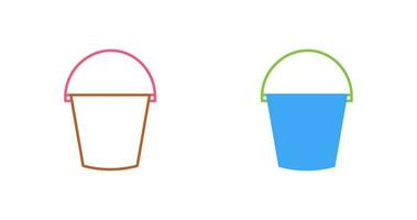 Water Bucket Vector Icon