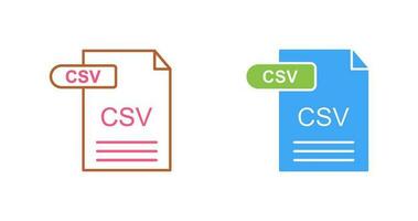 CSV Vector Icon